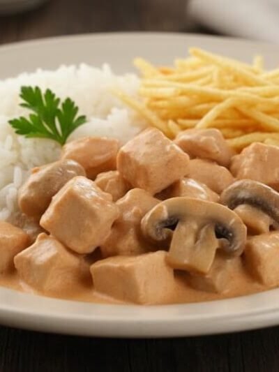 Receita de strogonoff de frango