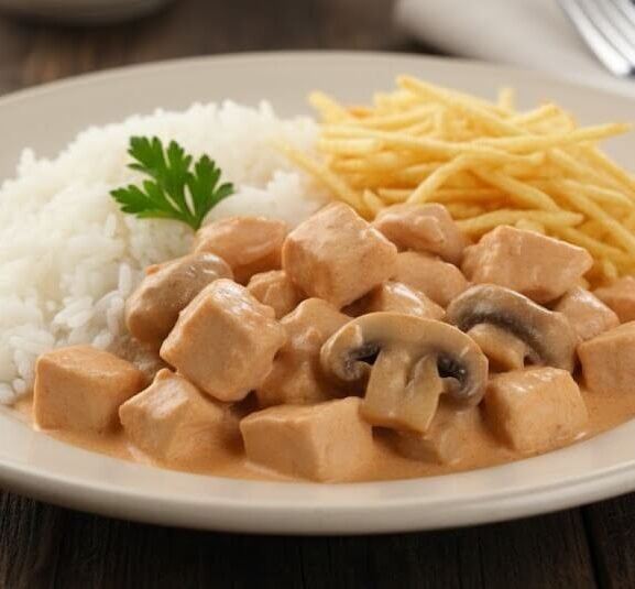 Receita de strogonoff de frango