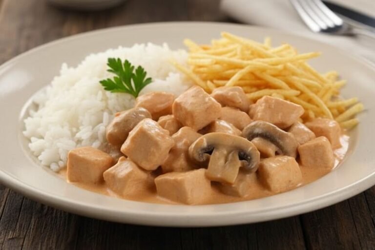 Receita de strogonoff de frango
