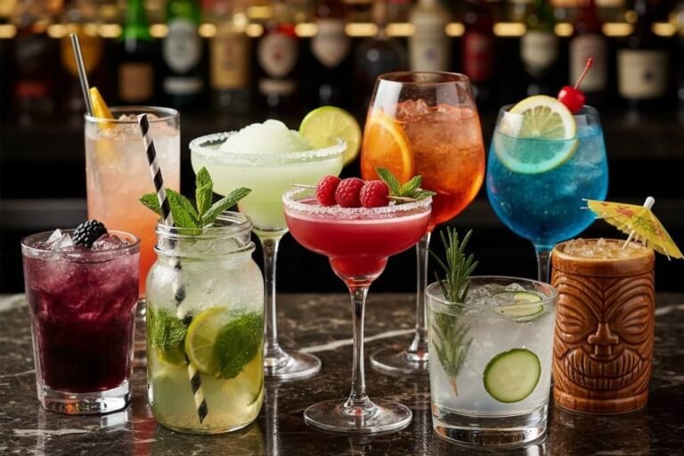 Outras bebidas que surpreendem coquetéis, sucos e chás