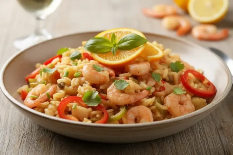 Receita Risoto de camarão