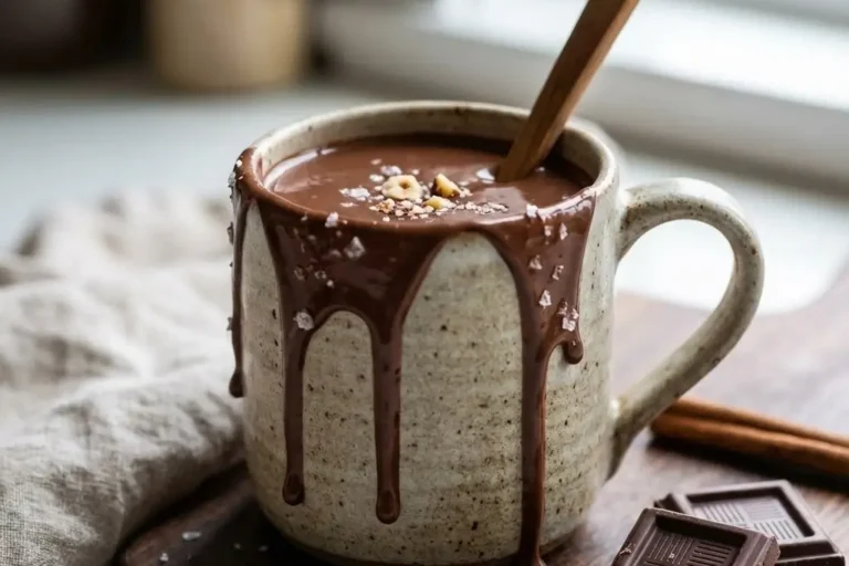 Chocolate quente cremoso