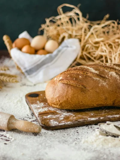 Receita de Pão caseiro O Segredo do Pão Fofinho e Dourado em 4 Passos