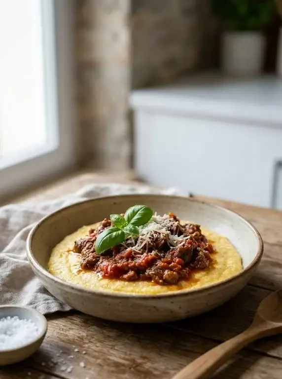 Receita de Polenta básica O Segredo da Cremosidade Sem Grumos