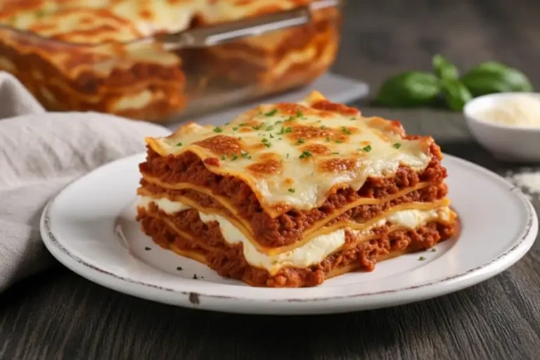 Receita simples de lasanha de carne moída